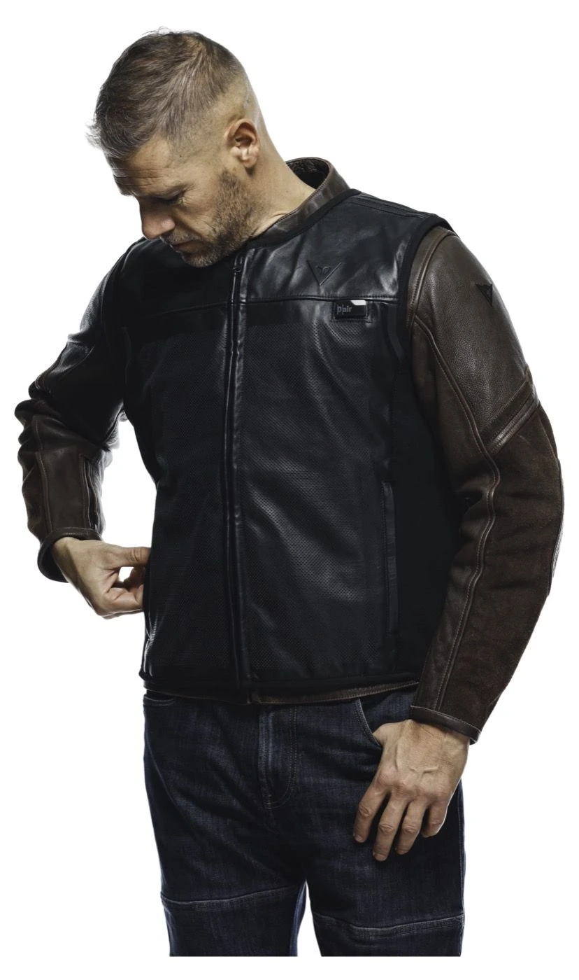 Dainese Leather Smart Jacket D-Air Airbagvest - Afbeelding 4